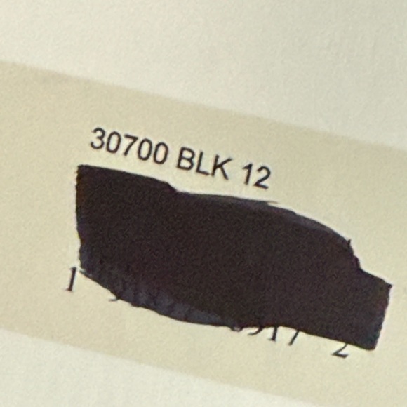 Mac Duggal Black Shimmering Pleated A-Line 3/4 Sleeve Gown - Picture 9 of 11